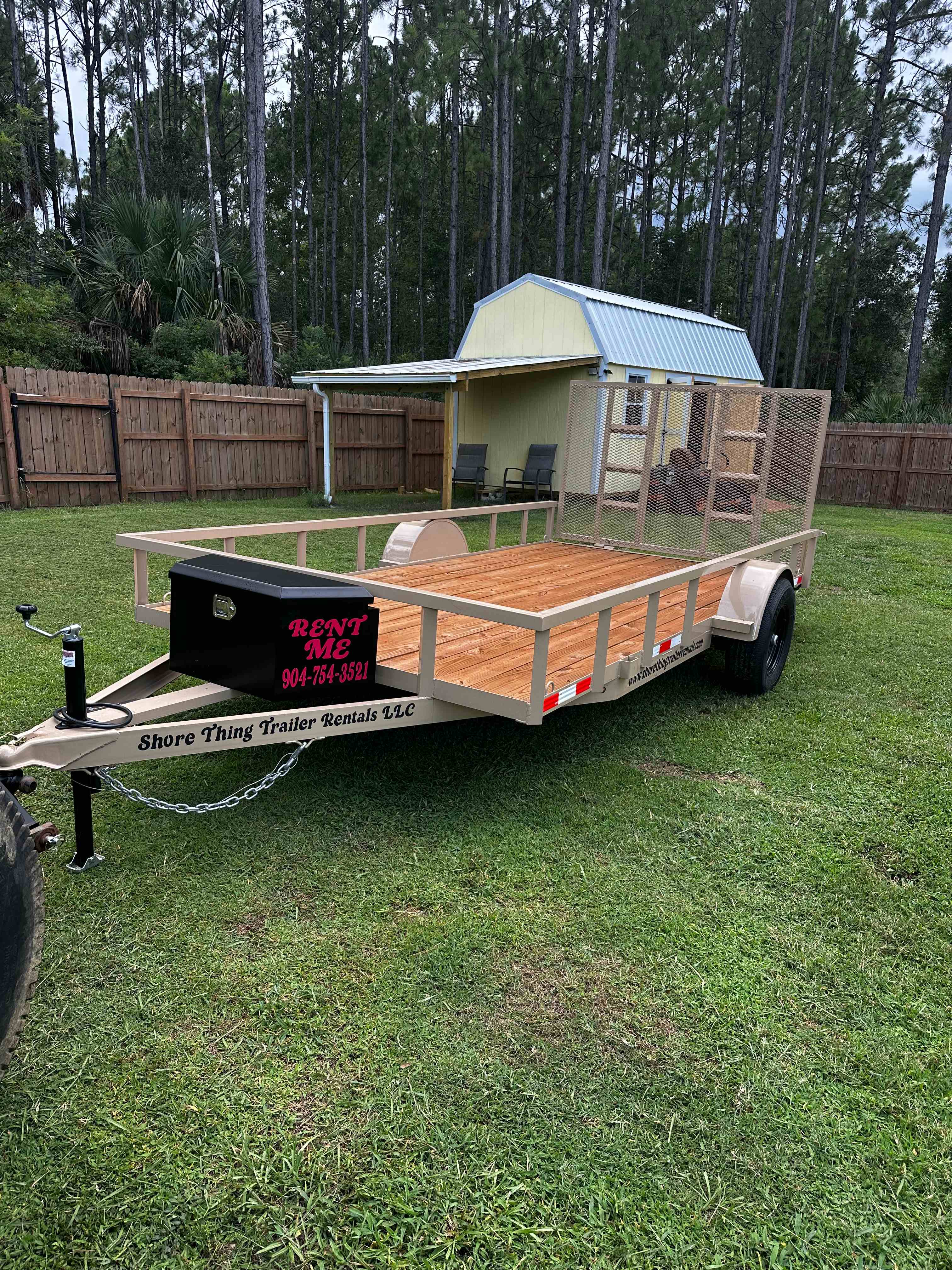 2026 7x14 SA Utility Trailer view 3