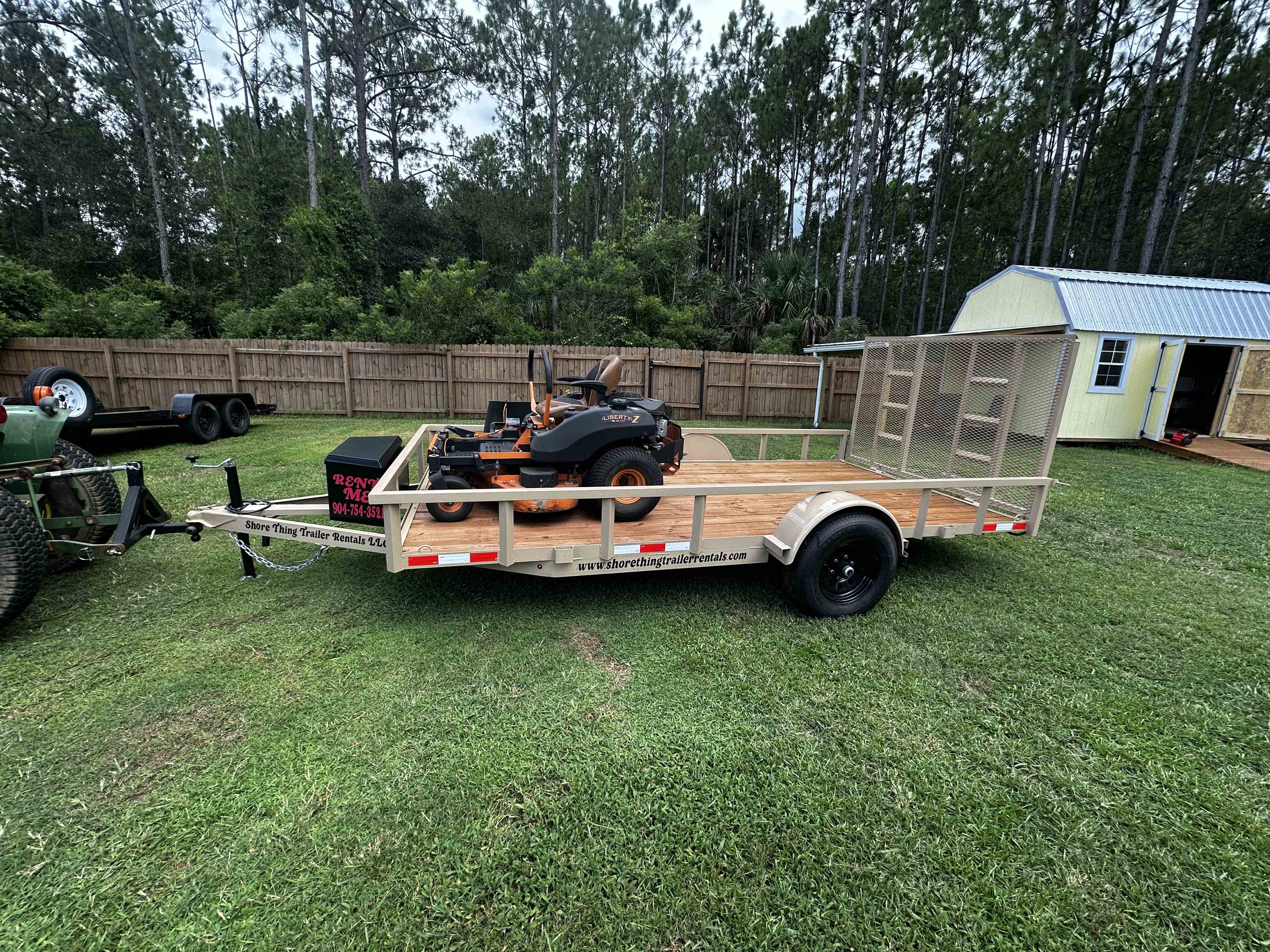 2026 7x14 SA Utility Trailer view 4